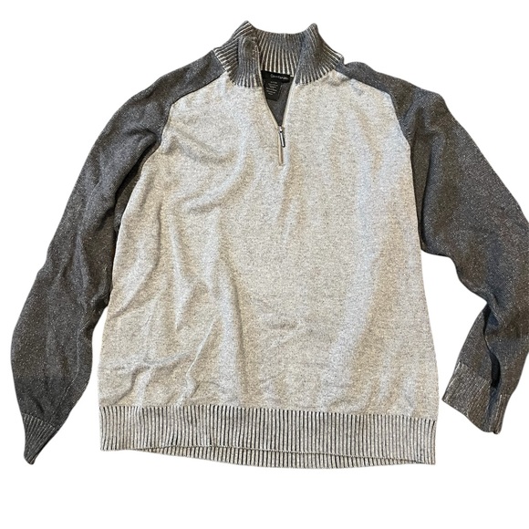 Calvin Klein Jeans Quarter Zip Sweater - Picture 1 of 4